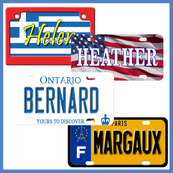 Country Heritage Flag Plates