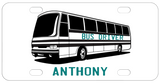 Tour Bus illustration with any customized text