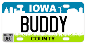 Iowa Personalized Mini License Plates