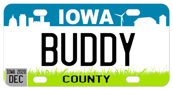 Iowa Personalized Mini License Plates