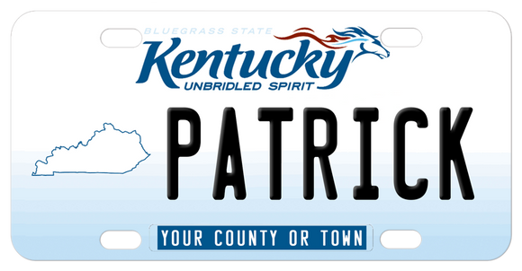 Kentucky Unbridled Spirit license plate 2005