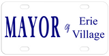 Mayor of Joke License Plates