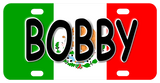 Mexico Flag Heritage License Plates with any name