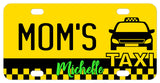 Mom's Taxi License Plate Personalized with any Title (Mom) and Name 