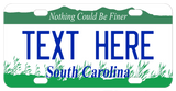Nothing could be finer personalized South Carolina Bike Plate with your name your spelling