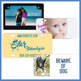 Your Photo or Digital Design on a custom license plate