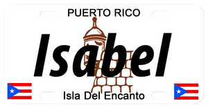 El Morro Fort Castle License Plates Personalized