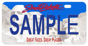South Dakota 2006 Personalized Bike Name Plates
