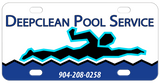 Pool Maintenance or Swimming Instructor Personalized License Plates