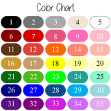 Text Color Chart